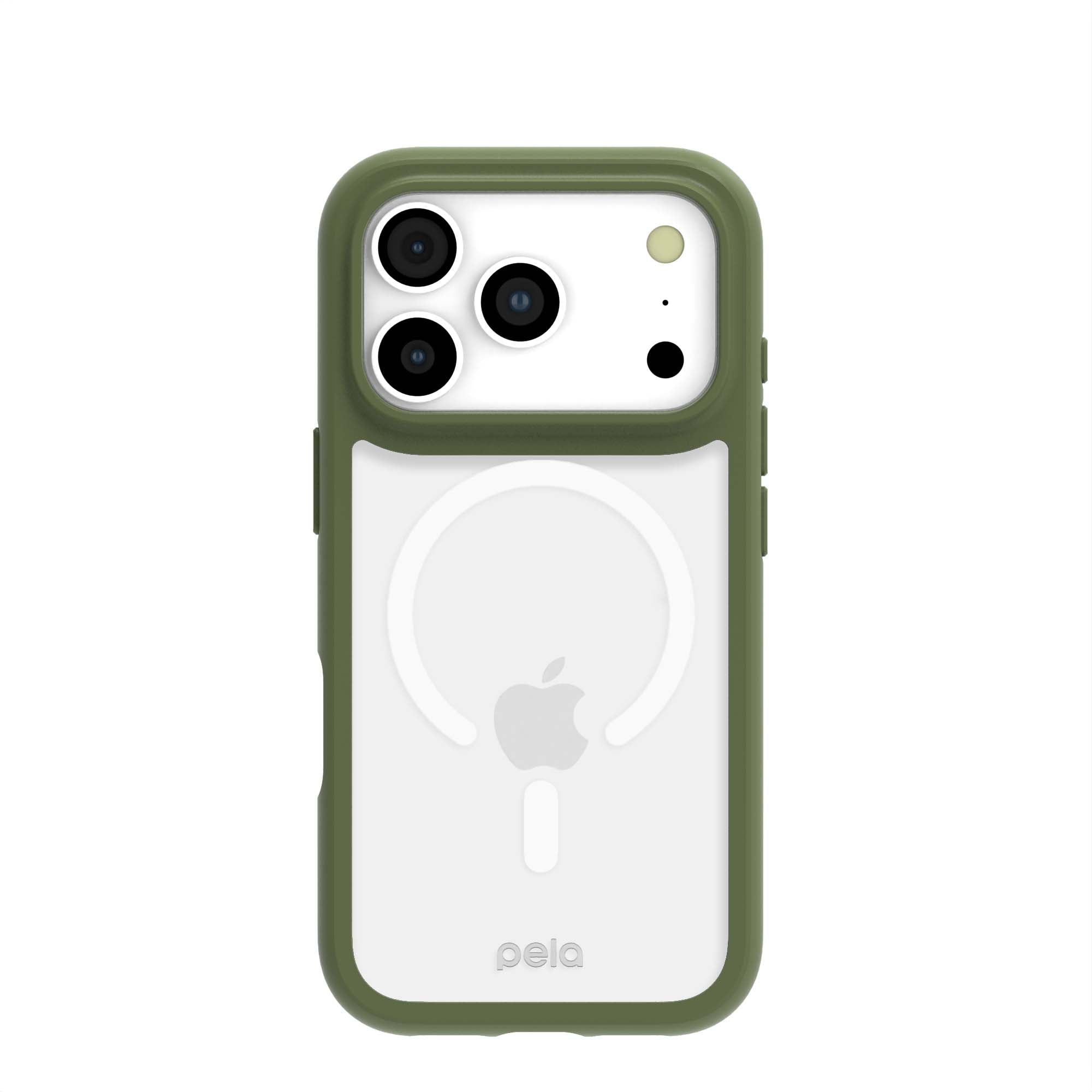 Clear iPhone 17 Pro Case with Forest Floor Ridge (MagSafe Included)