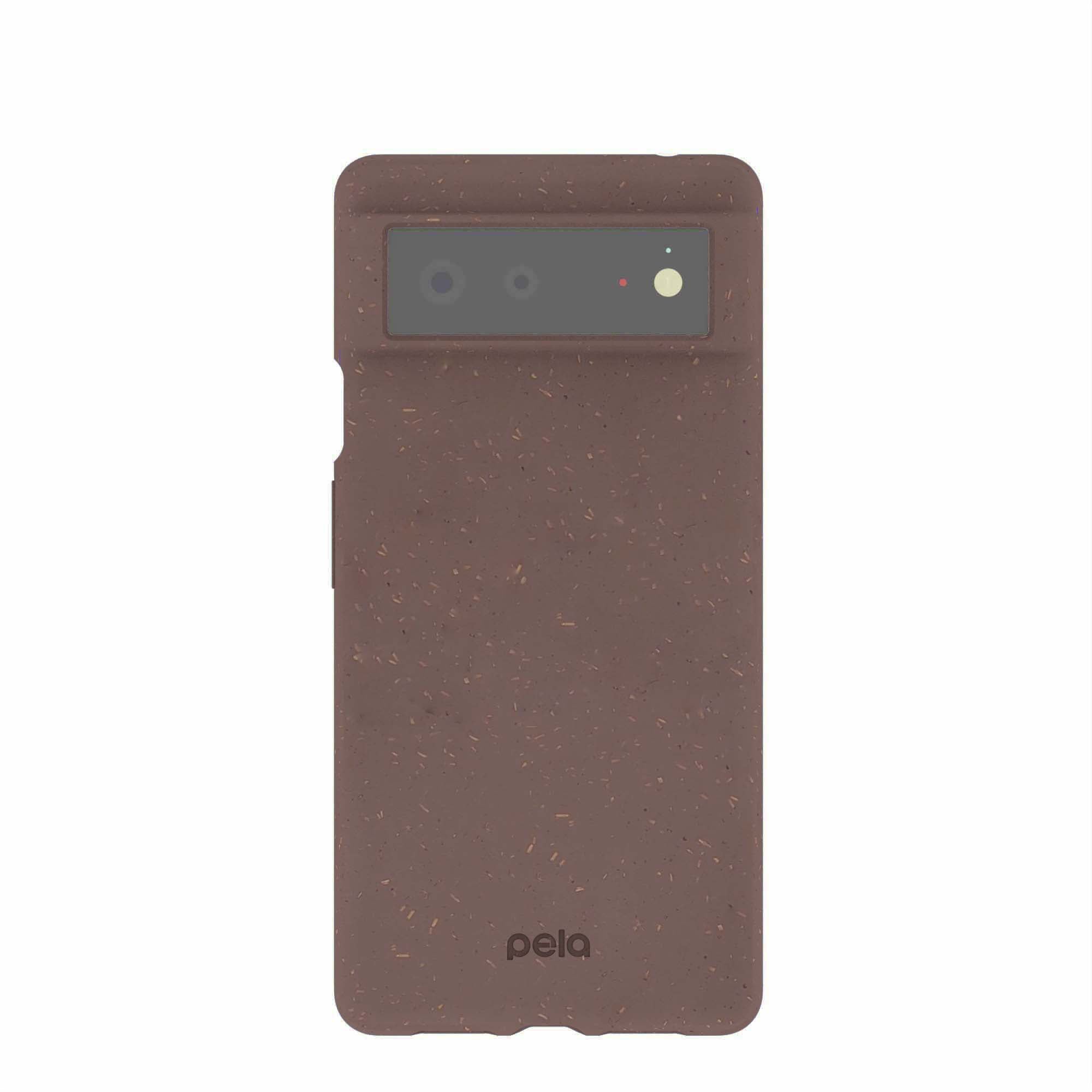 Chocolate Brown Google Pixel 6 Phone Case