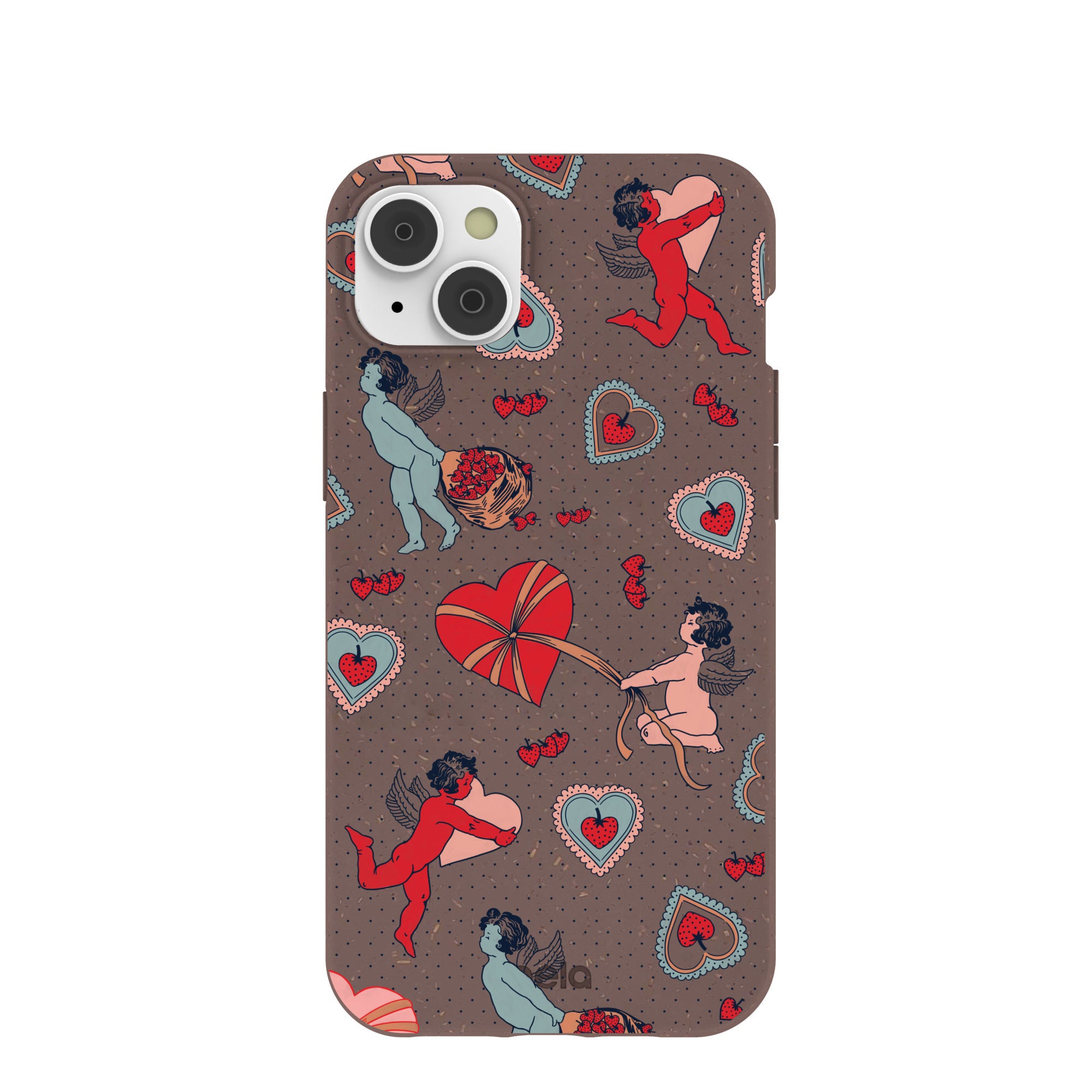 STRAWBERRY-CUPID_IP14PLUS_ChocolateBrown